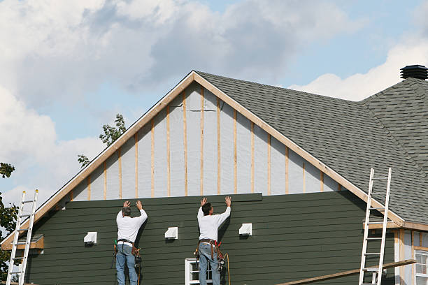 Professional Siding Inspection technician working in Newton, MA